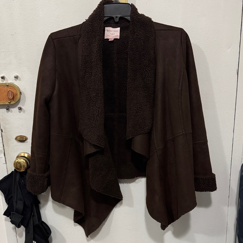 Romeo & Juliet Brown Teddy Jacket
